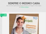 O modelo e dentista Rodrigo Ribeiro em uma capa de revista (Foto: Reprodução/Sempre o mesmo Cara)