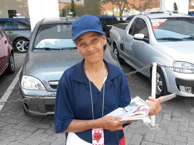 Maria dos Anjos diz que o que mais gosta de fazer é trabalhar