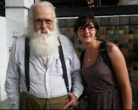 Foto de mim com o Brennand