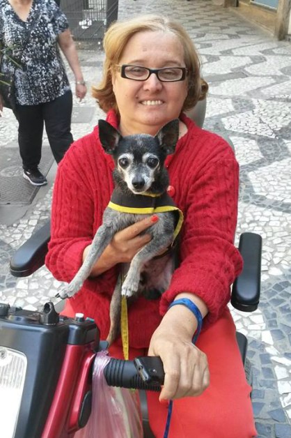 'Não é porque estou numa cadeira de rodas que não sou feliz'